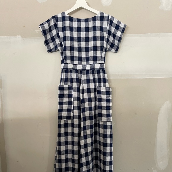 Christy Dawn Jane Dress in Midnight Plaid - Picture 5 of 6
